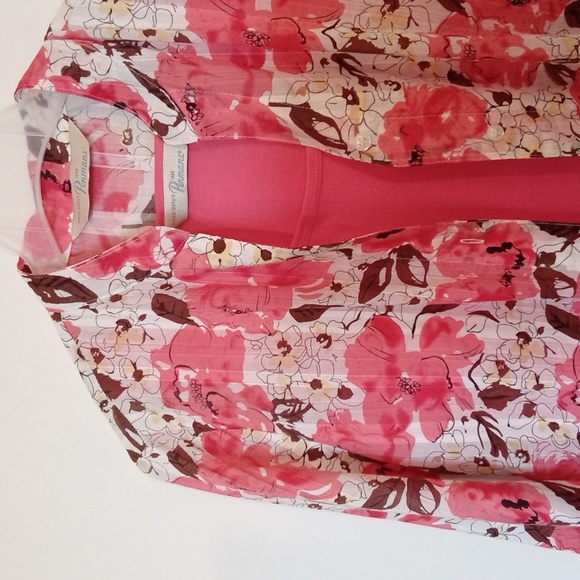 2 Piece Floral Blouse with Matching Tank - Picture 3 of 13